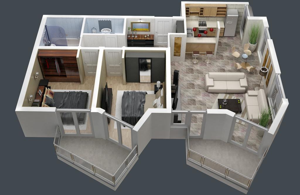 Apartments Coral コトル 部屋 写真